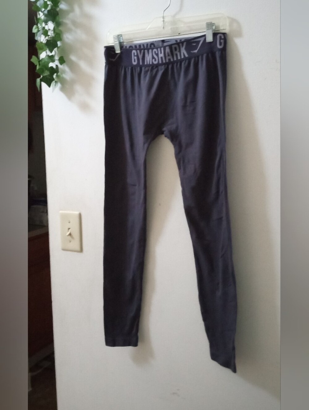 Gymshark Black Performance Leggings with Branded Waistband